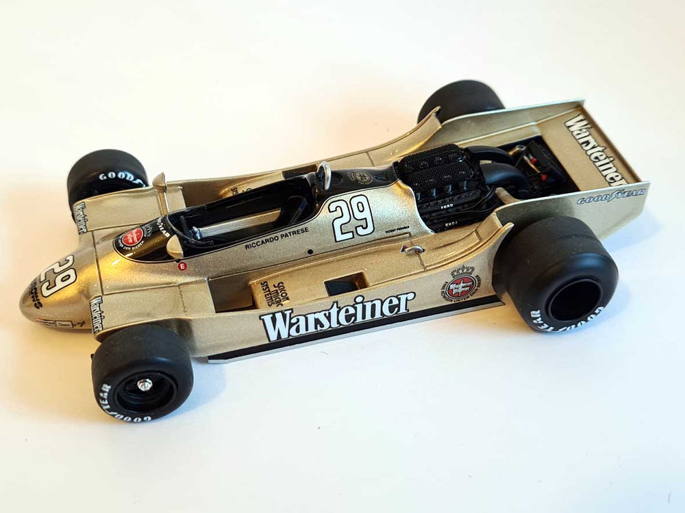 Tameo - SLK072 Arrows A2 Ford Cosworth - 1979 - White Metal Car Kit - Scale 1:43, Made in Italy