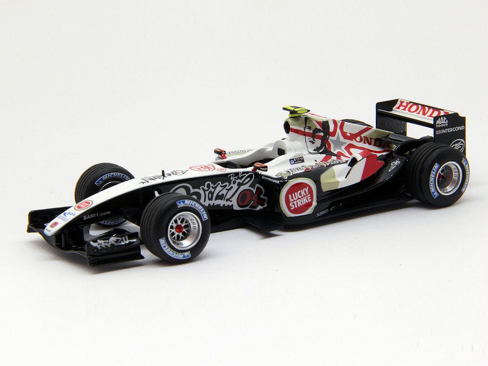 Tameo - SLK084 Bar 006 Honda - 2004 Brazilian G.P. "Practice Session Car" - White Metal Car Kit - Scale 1:43, Made in Italy