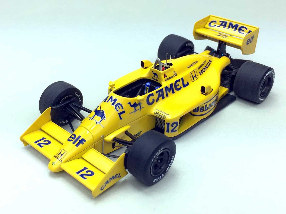 Tameo - SLK086 Lotus 99T Honda - 1987 - White Metal Car Kit - Scale 1:43, Made in Italy