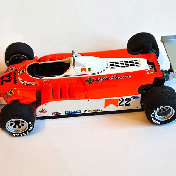 Tameo - SLK098 Alfa Romeo 179 - 1980 - White Metal Car Kit - Scale 1:43, Made in Italy