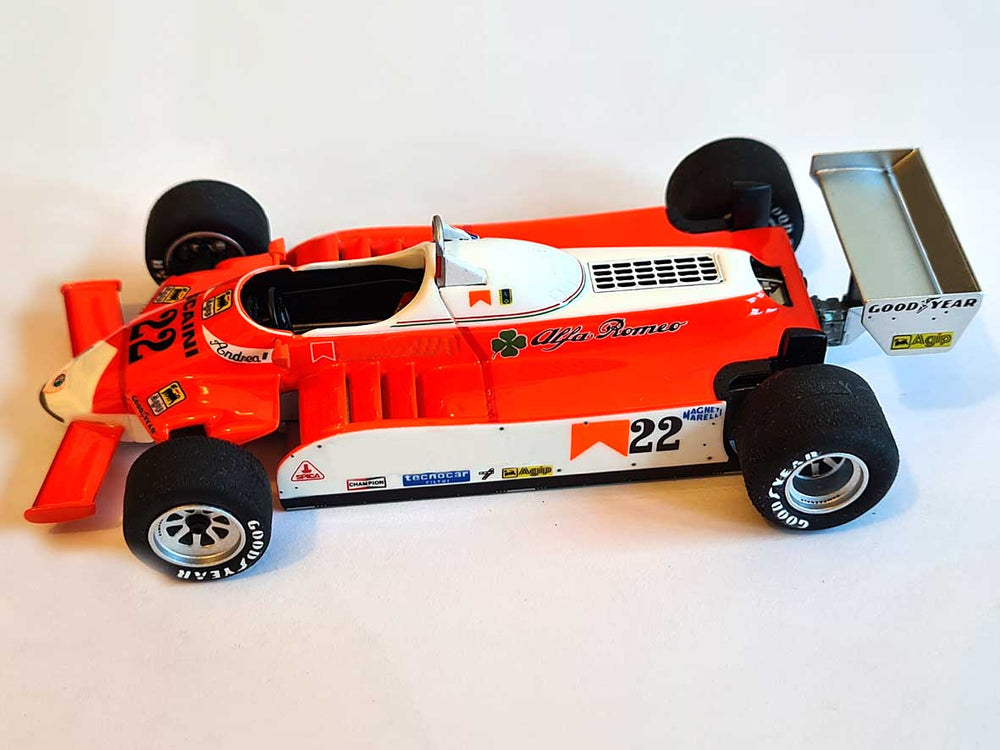 Tameo - SLK098 Alfa Romeo 179 - 1980 - White Metal Car Kit - Scale 1:43, Made in Italy