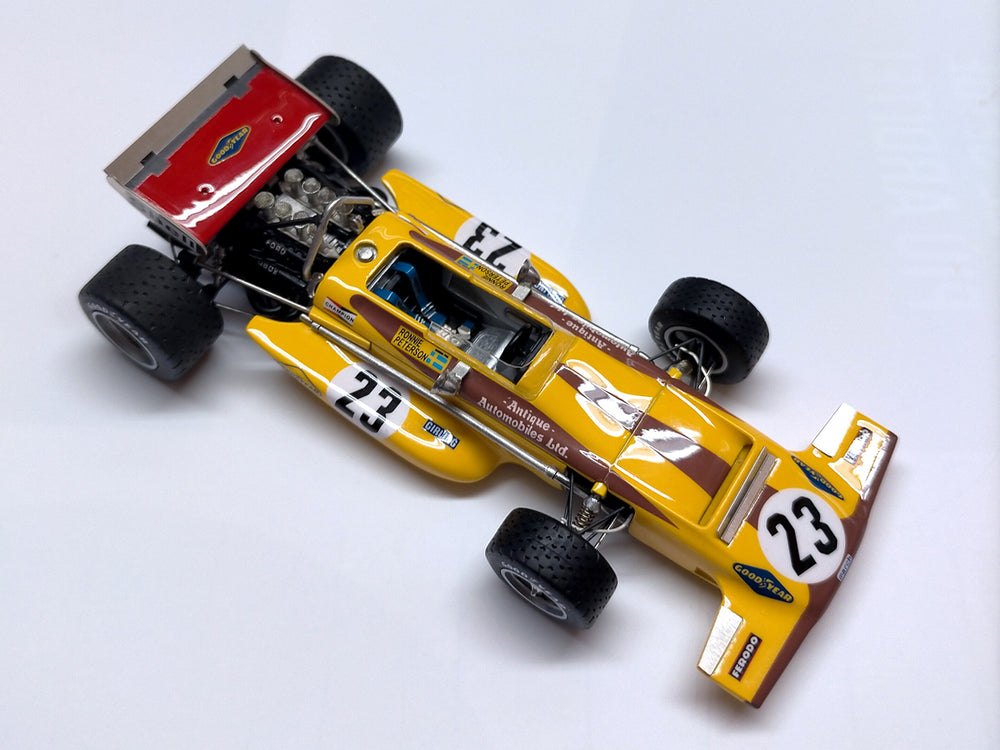 Tameo - SLK102 March 701 Ford - 1970 Monaco G.P. - White Metal Car Kit - Scale 1:43, Made in Italy