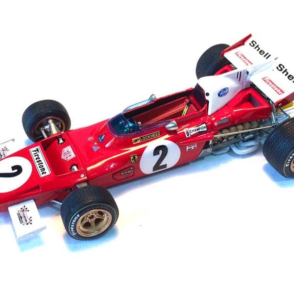 Tameo - SLK116 Ferrari 312B2 - 1971 - White Metal Car Kit - Scale 1:43, Made in Italy