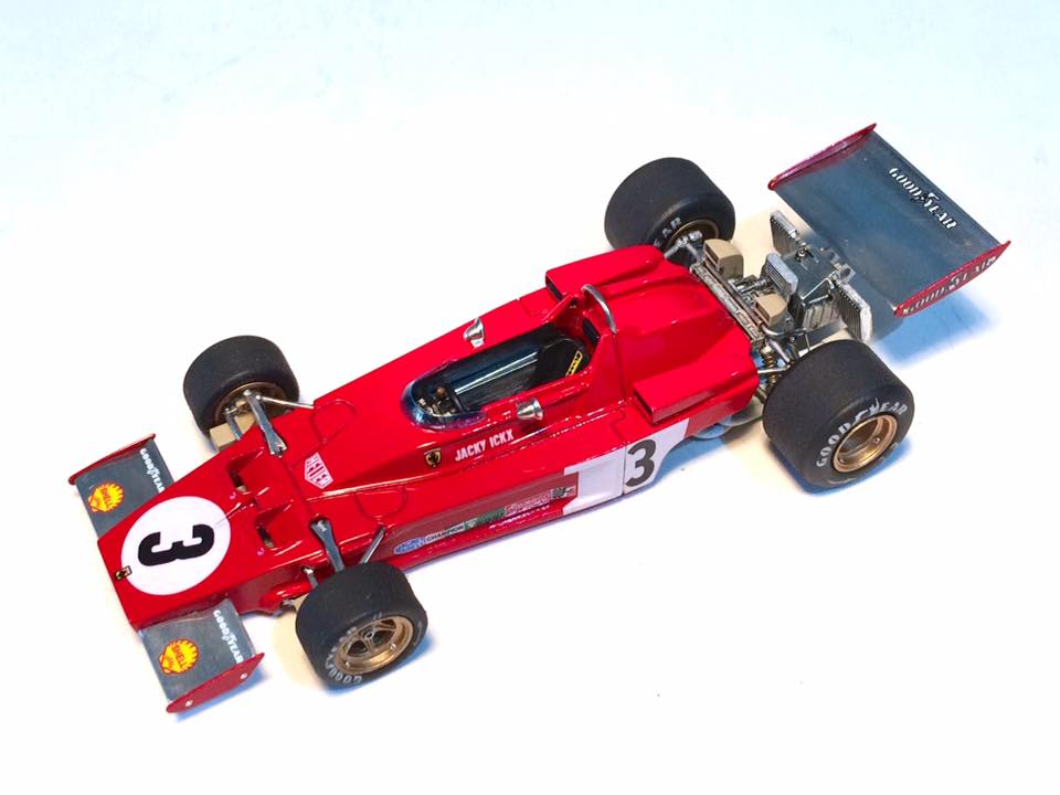 Tameo - SLK117 Ferrari 312B3 - 1973 - White Metal Car Kit - Scale 1:43, Made in Italy
