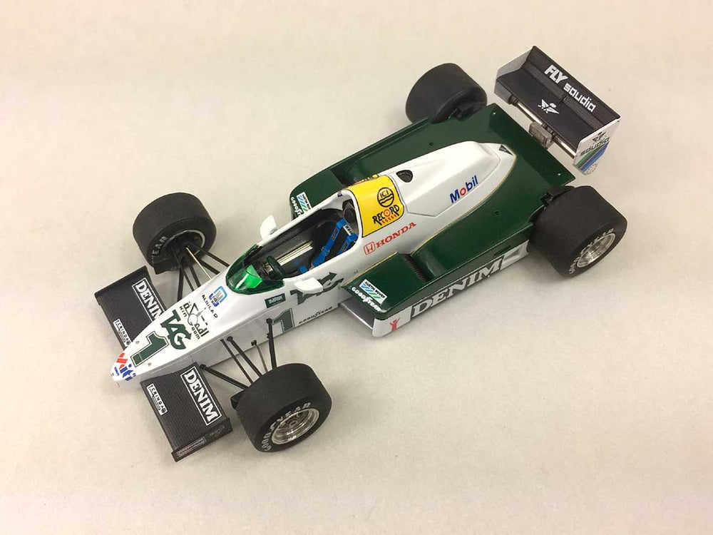 Tameo - SLK119 Williams FW 09 Honda - 1983 - White Metal Car Kit - Scale 1:43, Made in Italy