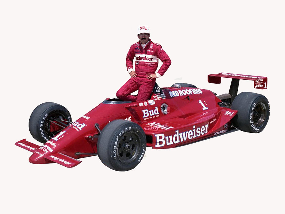 Tameo - TIK003 Lola T88 Judd "Bobby Rahal"- 1988 Indianapolis 500 - White Metal Car Kit - Scale 1:43, Made in Italy