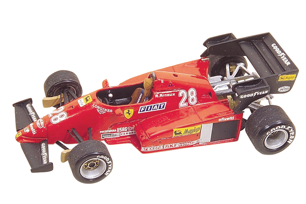 Tameo - TMK007 Formula 1 Ferrari 126 C3- White Metal Car Kit - Scale 1:43, Made in Italy