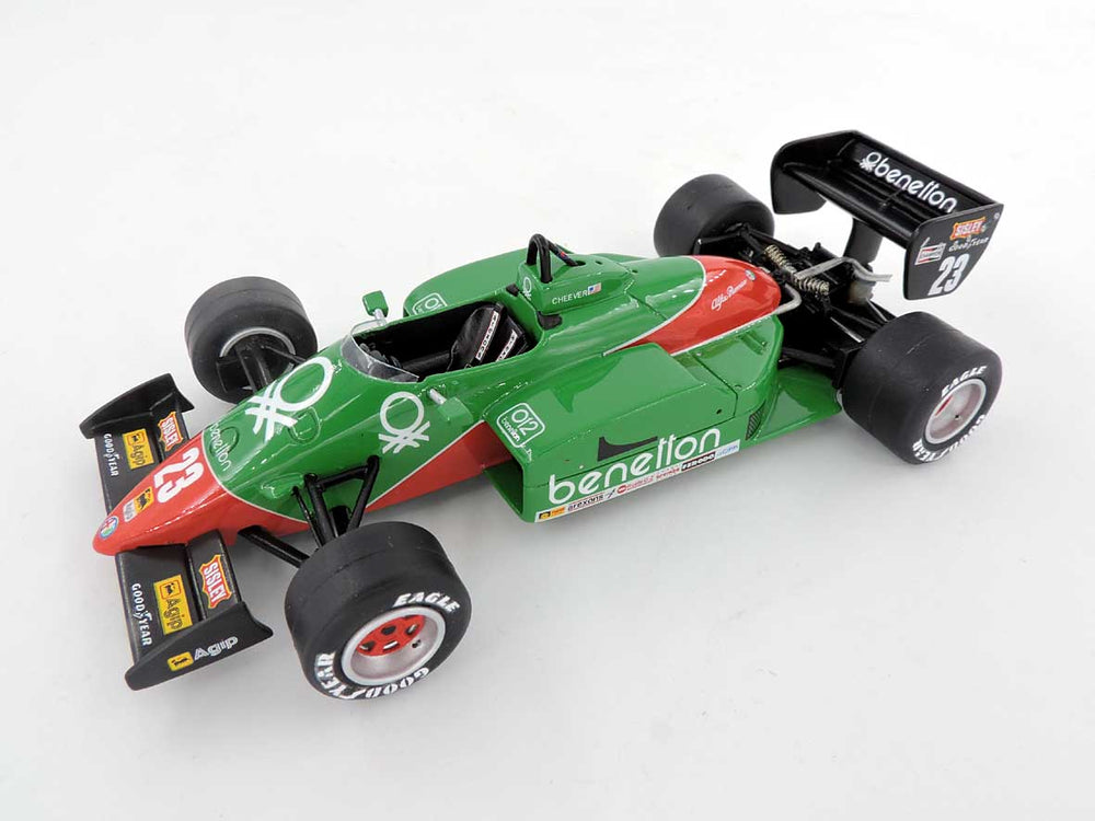 Tameo - TMK 012 Alfa Romeo 184 T 1984 - White Metal Car Kit - Scale 1:43, Made in Italy