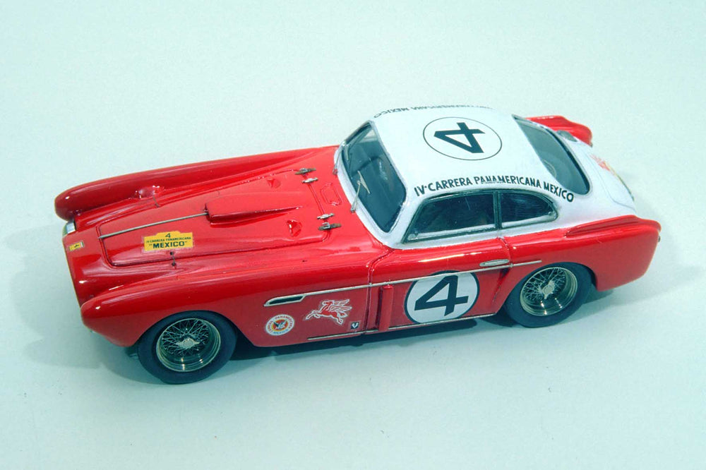 Tameo - TMK016 Ferrari 340 Mexico Carrera Panamericana 1953 - White Metal Car Kit - Scale 1:43, Made in Italy