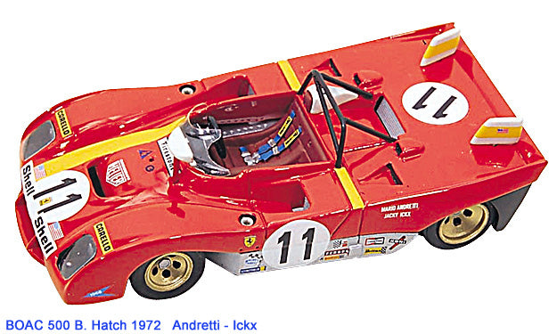 Tameo - TMK018 Formula 1 Ferrari 312PB Sport - White Metal Car Kit - Scale 1:43, Made in Italy