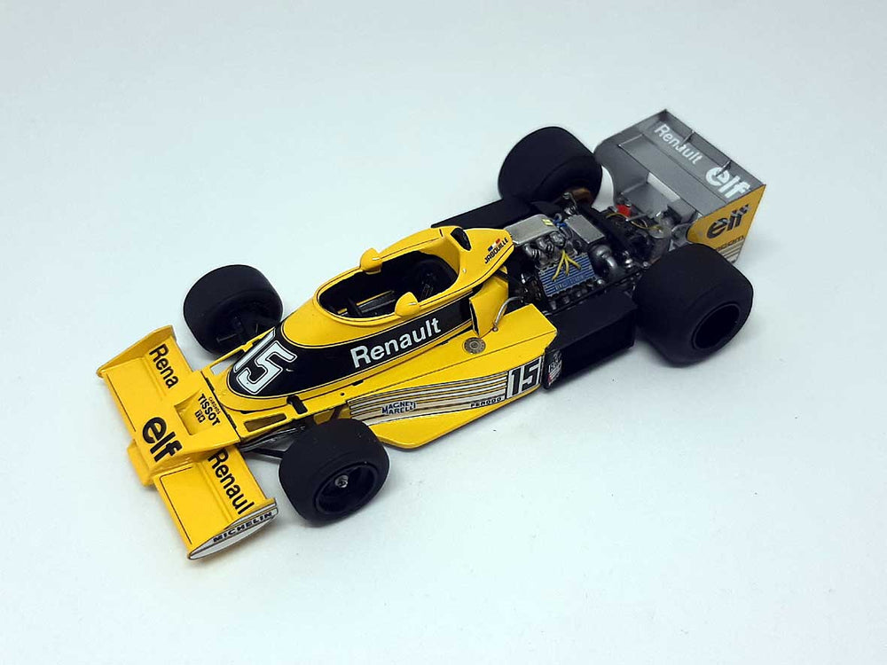 Tameo - TMK381 Renault RS-01 - 1977 - White Metal Car Kit - Scale 1:43, Made in Italy
