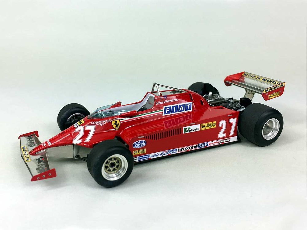 Tameo - TMK391 Ferrari 126 CK - 1981 - White Metal Car Kit - Scale 1:43, Made in Italy