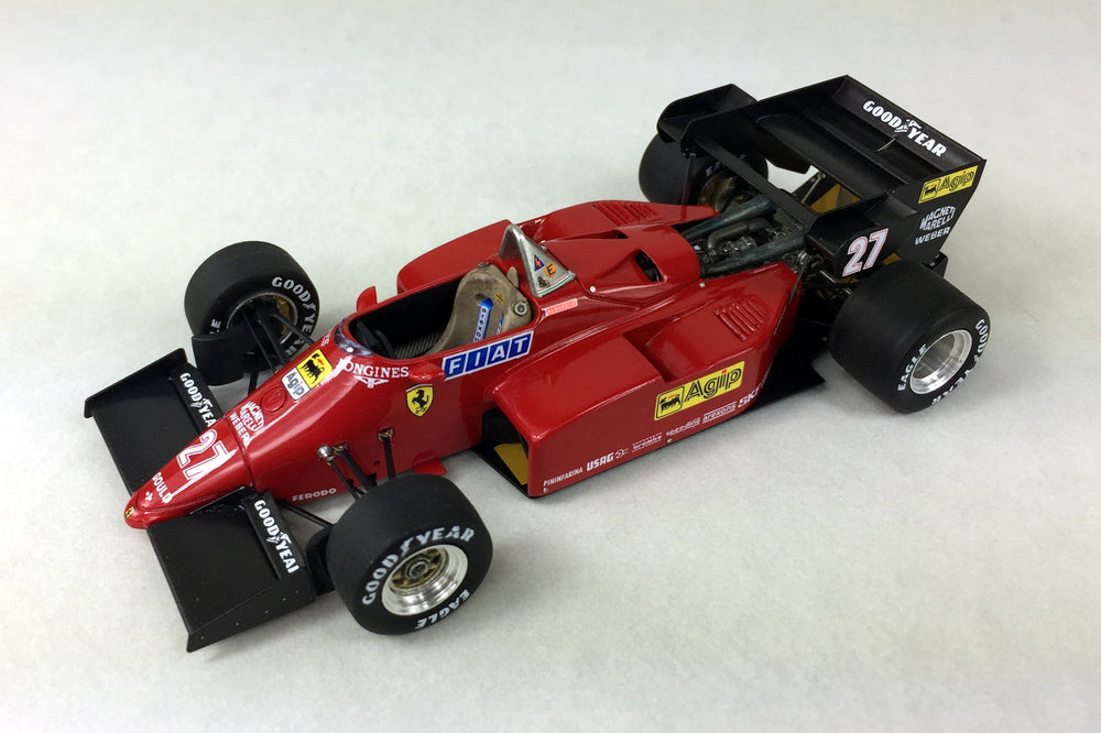 Tameo - TMK420 Ferrari 126 C4-M2 - 1984 - White Metal Car Kit - Scale 1:43, Made in Italy