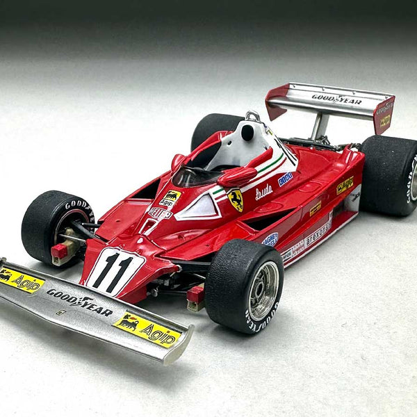 Tameo - TMK436 Ferrari 312 T2 - 1977 - White Metal Car Kit - Scale 1:43, Made in Italy